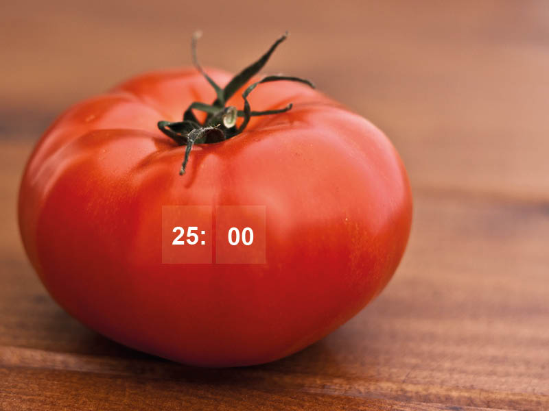 Werk met de pomodoro techniek 