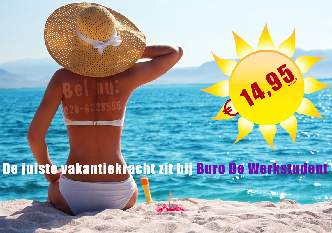 vakantiekracht op het strand